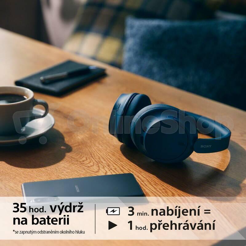 Sony Noise Cancelling WH-CH720N, modrá (WHCH720NL.CE7)