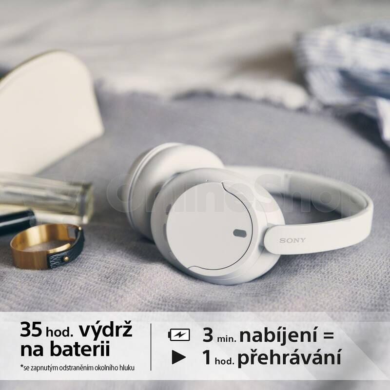 Sluchátka Sony WH-CH720N White