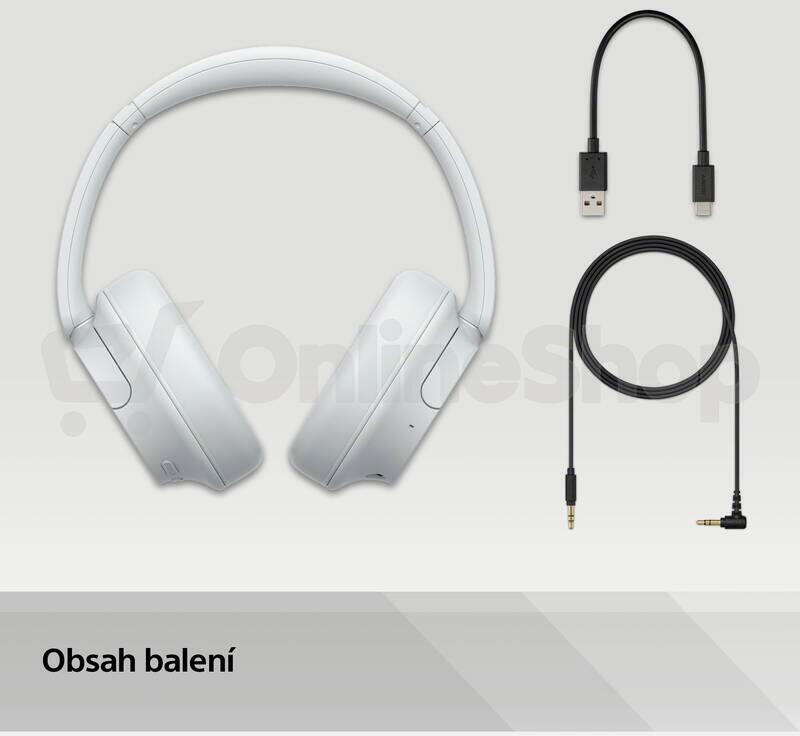 Sluchátka Sony WH-CH720N White