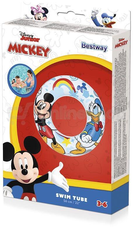 Nafukovací kruh Mickey 56 cm