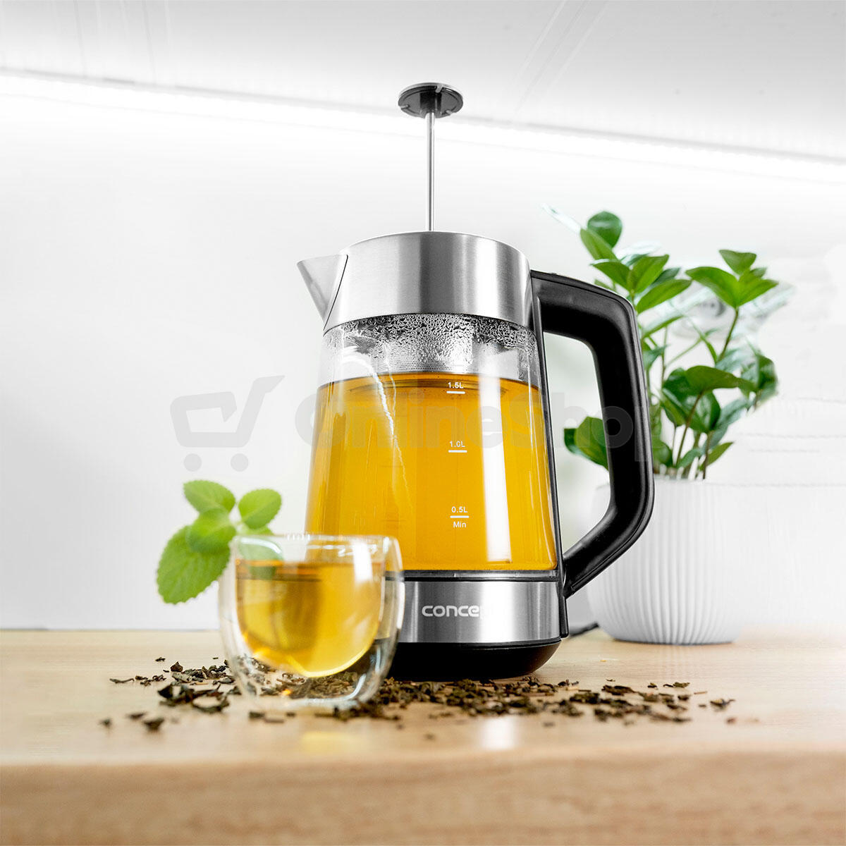 Concept Rychlovarná konvice s regulací teploty se sítkem 1,7 l RK4190
