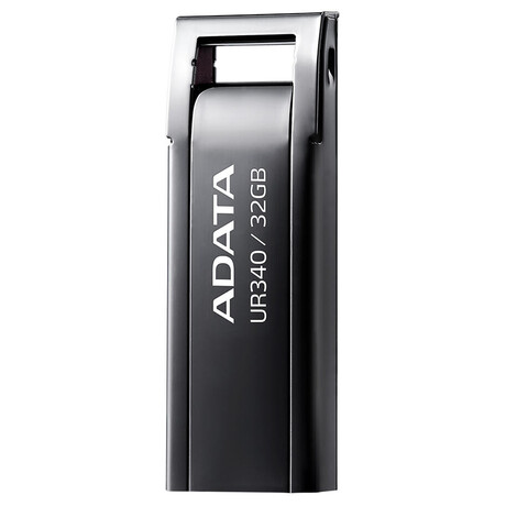 ADATA Flash Disk 32GB UR340, USB 3.2 Dash Drive, kov lesklá černá (foto 2)