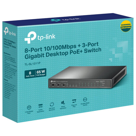 TP-Link CCTV switch TL-SL1311P (foto 2)