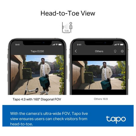 TP-Link TP-link Tapo D230S1 chytr dven zvonek s kamerou
