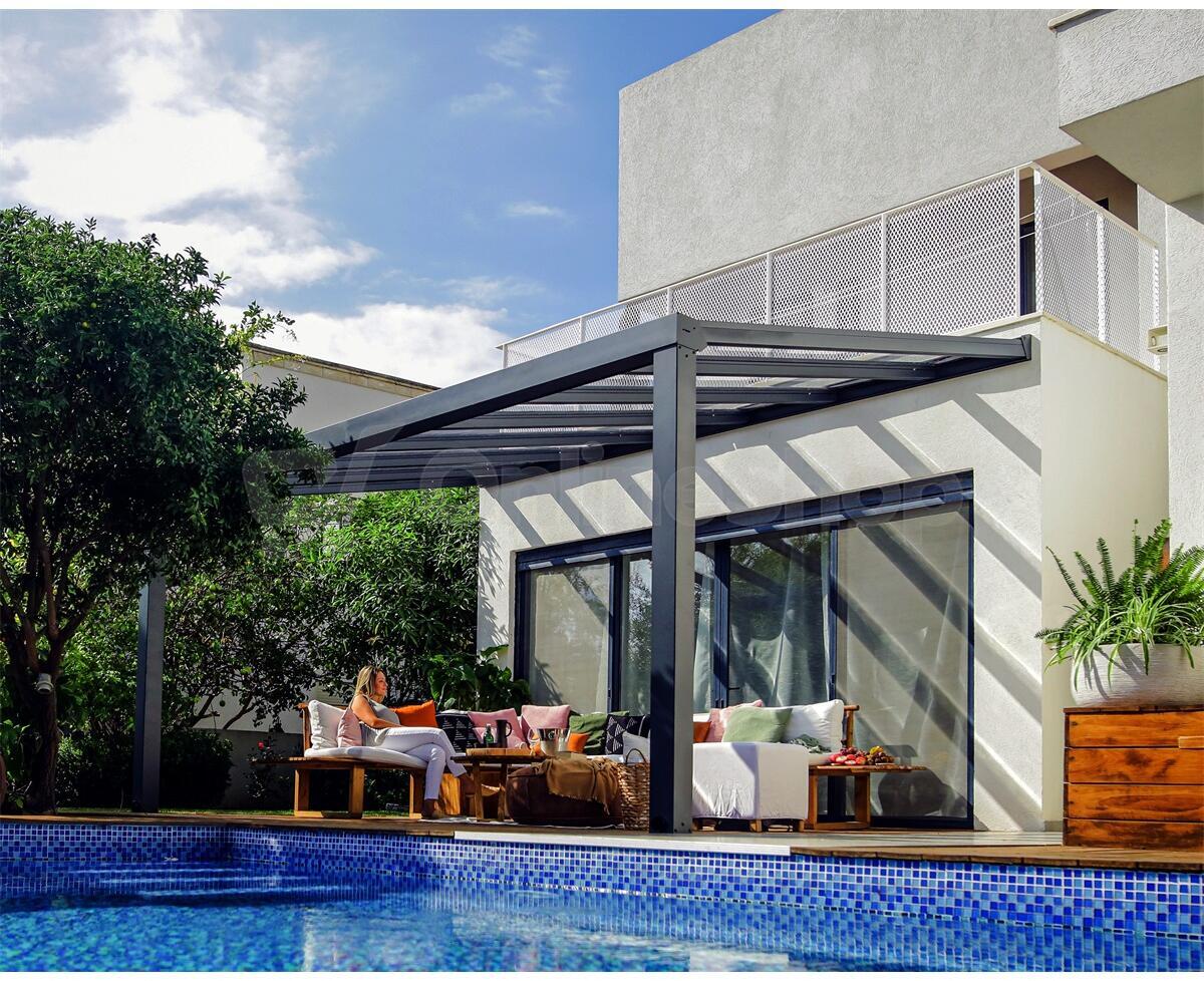 Pergola Palram - Canopia Stockholm 3,4 x 5,2 m, antracit