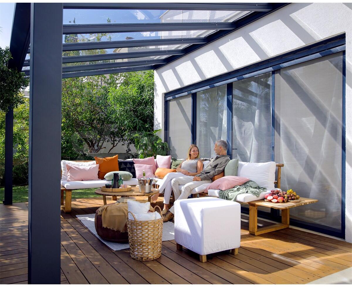 Pergola Palram - Canopia Stockholm 3,4 x 5,2 m, antracit