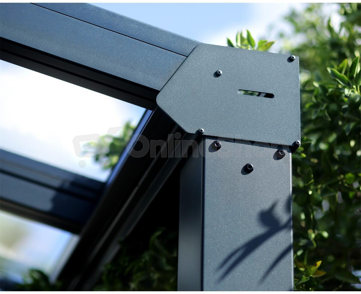 Pergola Palram - Canopia Stockholm 3,4 x 5,2 m, antracit