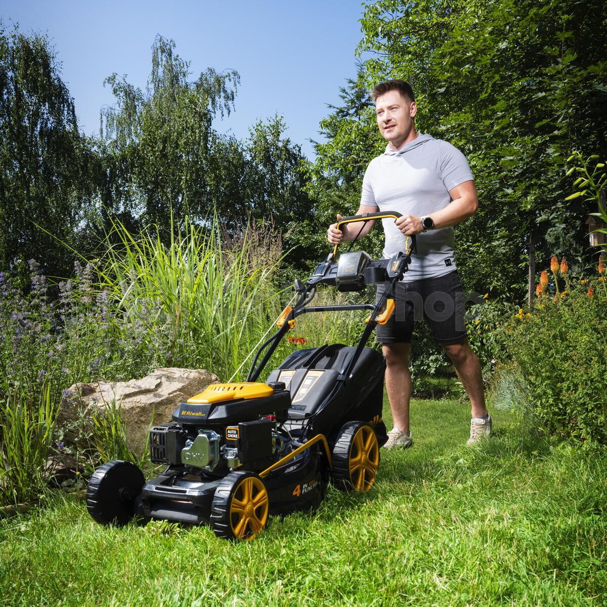 Benzínová sekačka Riwall PRO RPM 4735 E