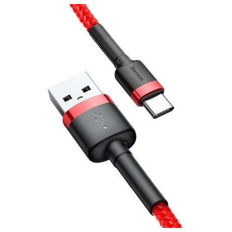 Baseus Cafule USB/USB-C 2m&nbsp;2A červený (foto 1)