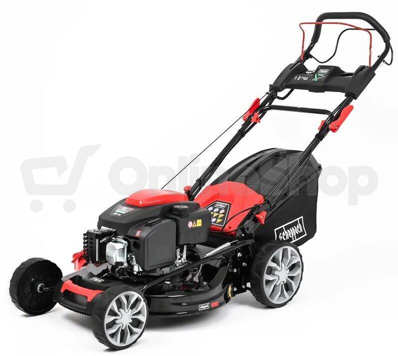 Benzínová sekačka Scheppach MS 225-53 E 4v1 s pojezdem a elektrostartem