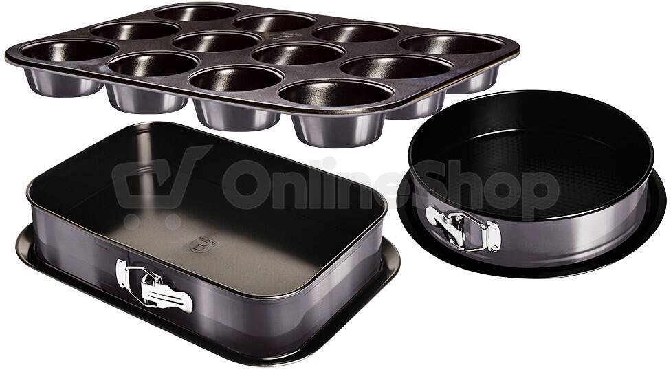 Formy na pečení BERLINGERHAUS Carbon PRO Line BH-7637, 3 ks