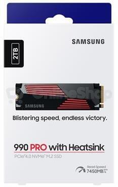 Samsung SSD 990 PRO with Heatsink 2000GB (MZ-V9P2T0GW)
