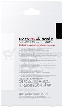 Samsung SSD 990 PRO with Heatsink 2000GB (MZ-V9P2T0GW)