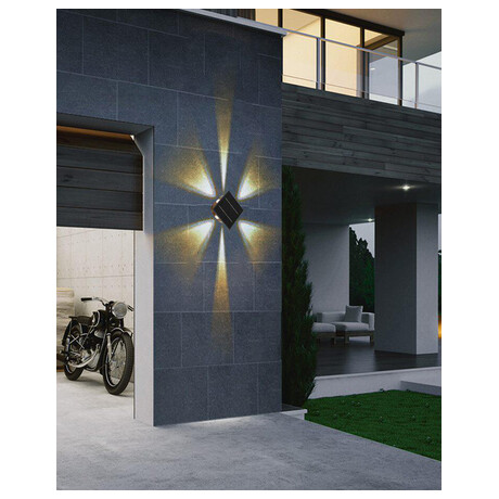 IMMAX WALL venkovn solrn nstnn LED osvtlen se svtelnm idlem, 2W (08487L)