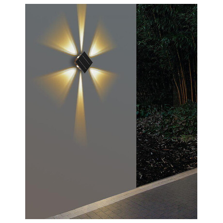 IMMAX WALL venkovn solrn nstnn LED osvtlen se svtelnm idlem, 2W (08487L)