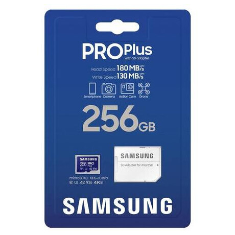 Samsung samsung/micro SDXC/256GB/Class 10/+ Adaptr/Modr (foto 6)