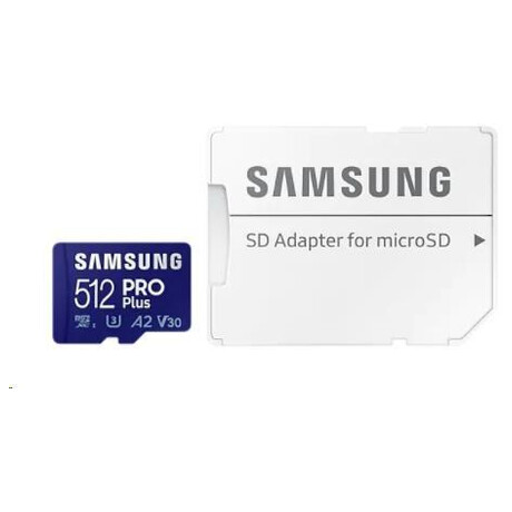 Samsung samsung/micro SDXC/512GB/Class 10/+ Adaptr/Modr (foto 4)