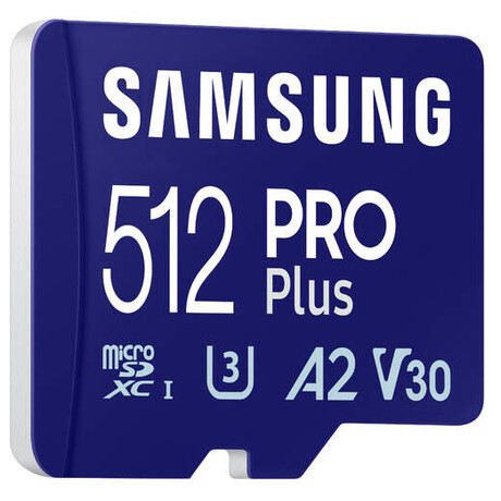 Samsung samsung/micro SDXC/512GB/USB 3.0/USB-A/Class 10/+ Adaptr/Modr (foto 4)