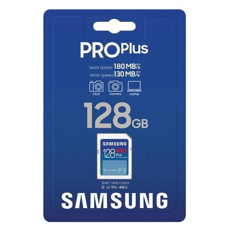 Samsung SDXC 128GB PRO PLUS (foto 1)