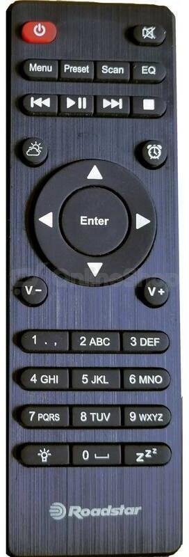 Rádio Roadstar IR-390D+BT/WH, bílé