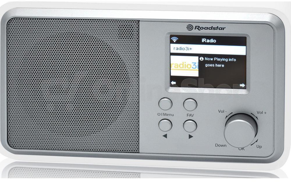 Rádio Roadstar IR-390D+BT/WH, bílé