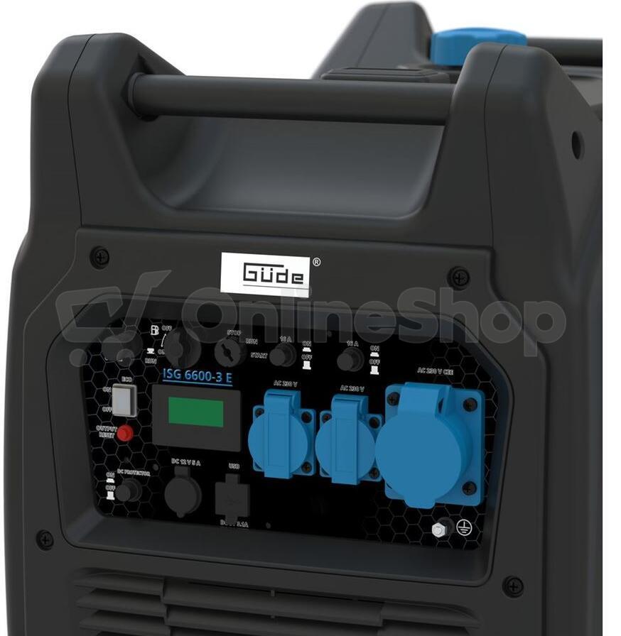 Invertorový generátor proudu ISG 6600-3 E Güde