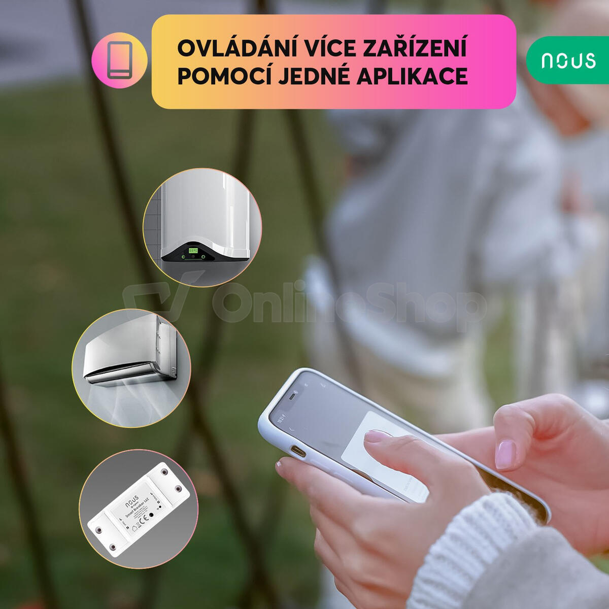 Smart spínač NOUS L6Z ZigBee Tuya