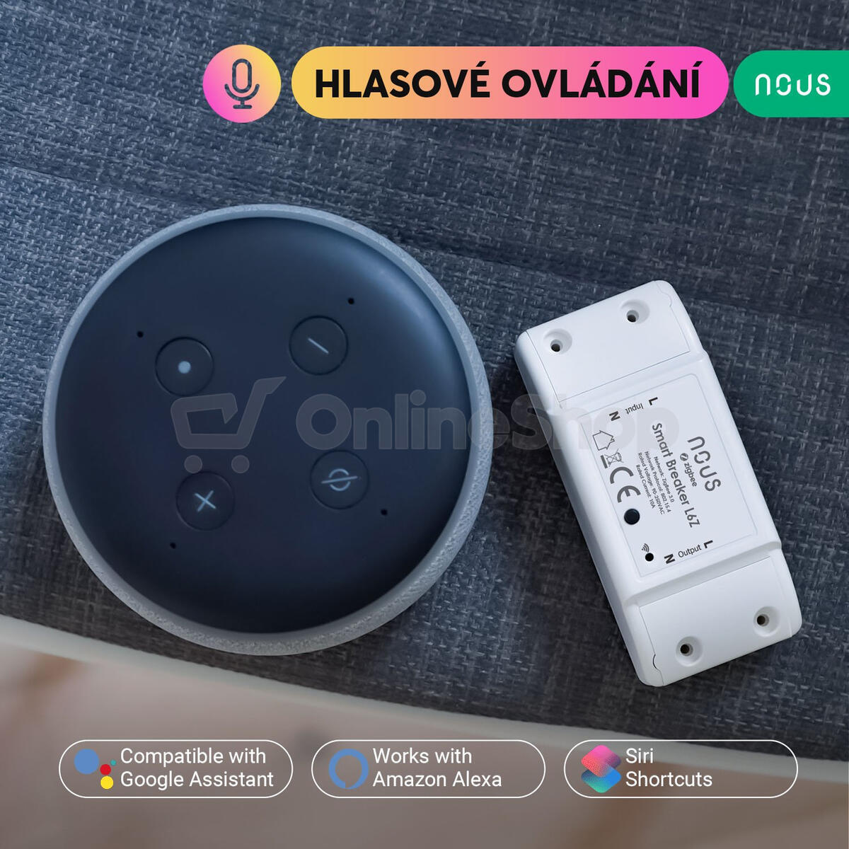 Smart spínač NOUS L6Z ZigBee Tuya