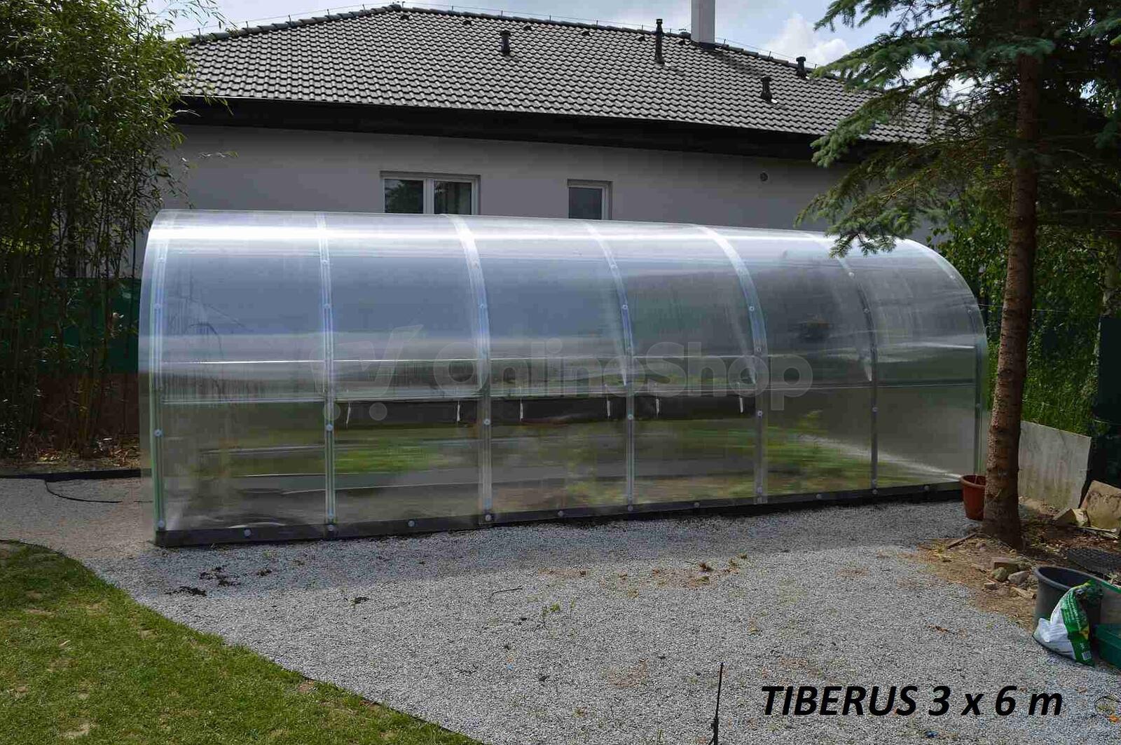 Skleník LANITPLAST TIBERUS 3x8 m PC 4 mm LG2861