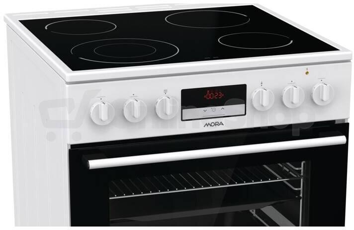 Sklokeramický sporák MORA C 8668 BW6