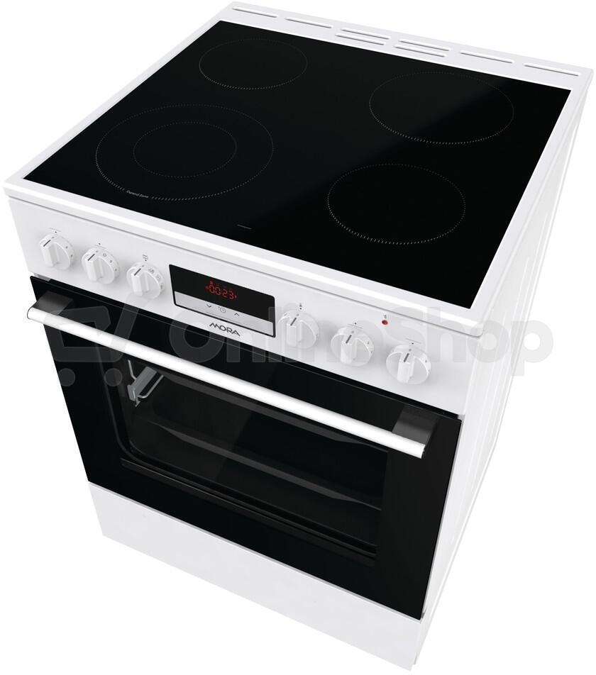 Sklokeramický sporák MORA C 8668 BW6