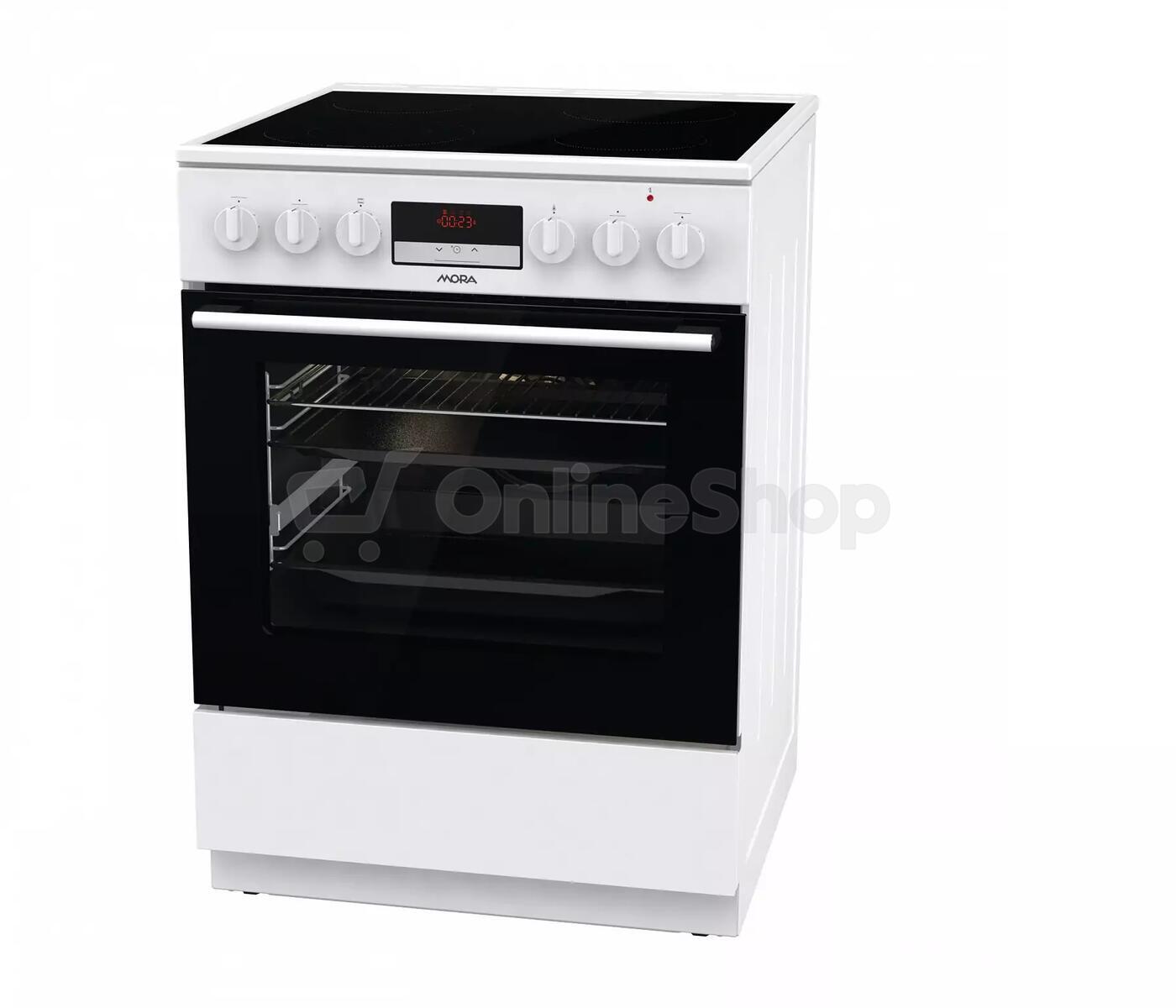 Sklokeramický sporák MORA C 8668 BW6