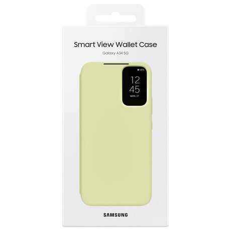 Flipov pouzdro Smart View pro Samsung Galaxy A34 EF-ZA346CGEGWW lime