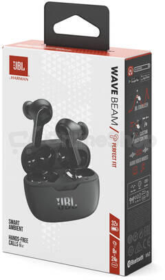 Bezdrátová sluchátka JBL Wave Beam, černá