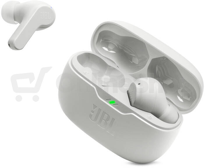 Bezdrátová sluchátka JBL Wave Beam, bílá
