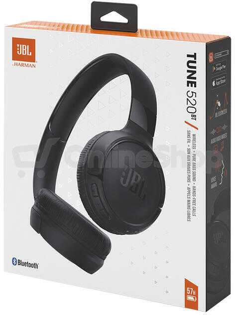Bezdrátová sluchátka JBL Tune 520BT, černá