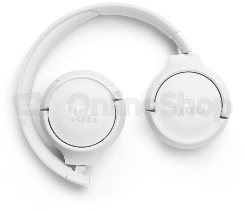 Bezdrátová sluchátka JBL Tune 520BT, bílá