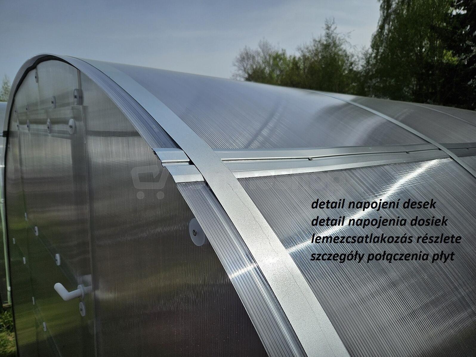 Skleník LANITPLAST GLADUS 3x8 m PC 4 mm LG2879