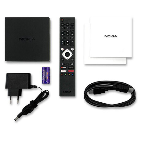 NOKIA android box 8010/ 4K Ultra HD/ NETFLIX/ 02 TV/ HDMI/ USB 3.0/ USB-C/ USB 2.0/ BT/ Wi-Fi/ LAN/ Android TV 11/ ern (foto 1)