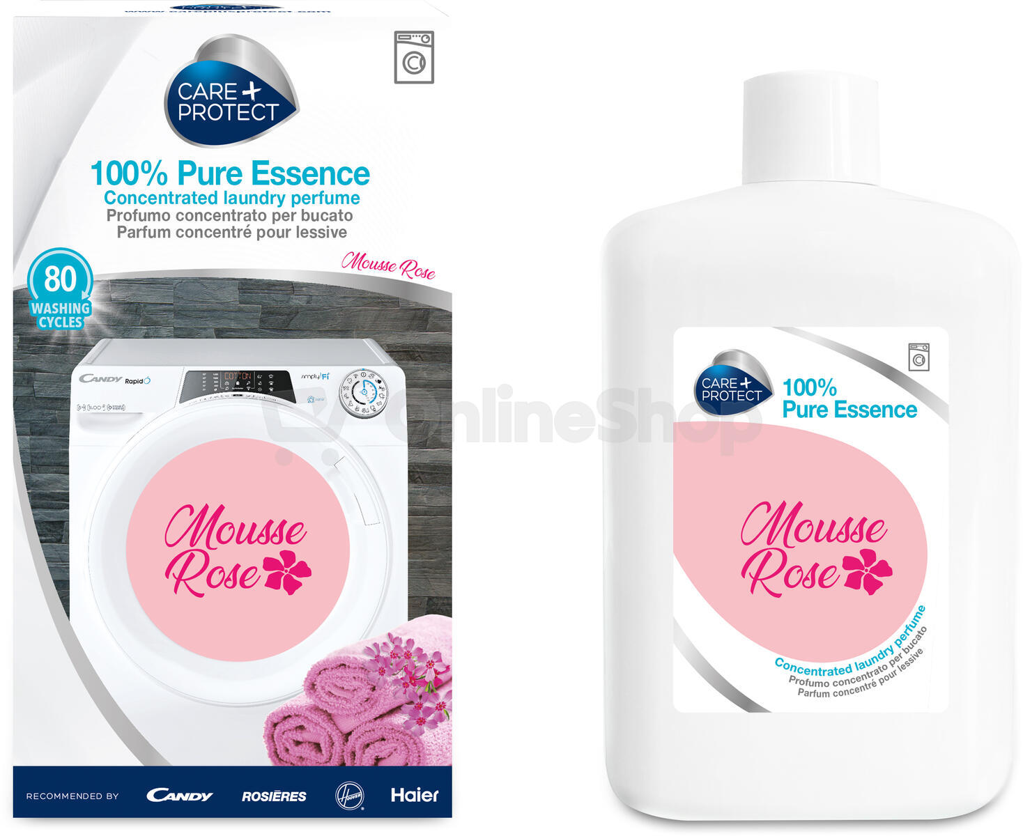SET 2ks Parfém do pračky Care+Protect LPL1042M MOUSSE ROSE
