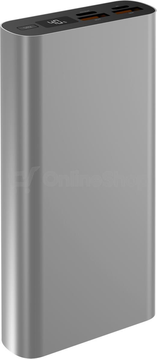 Powerbanka Navitel PWR20 AL, stříbrná