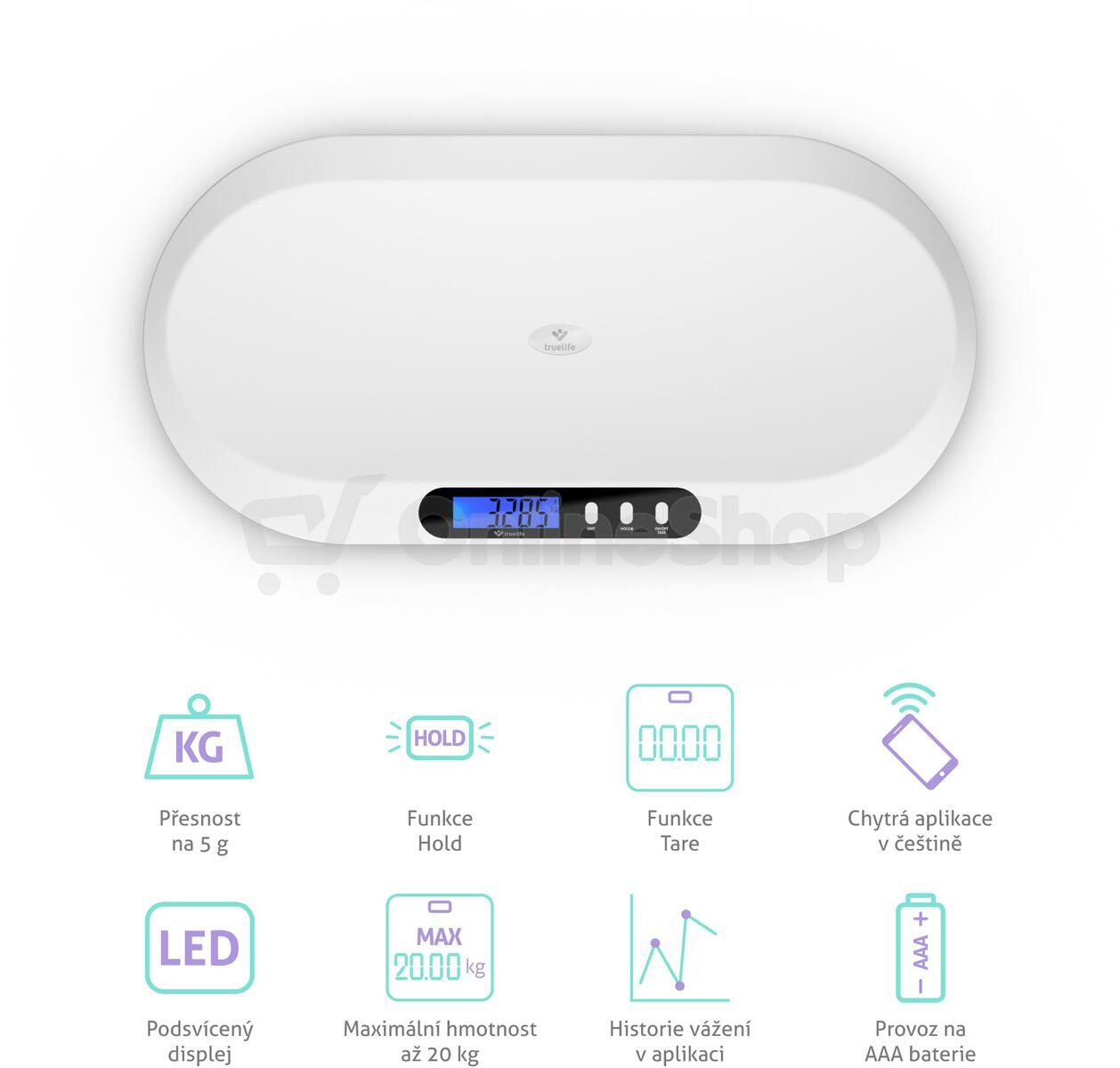 Dětská váha TrueLife BabyScale B5 BT
