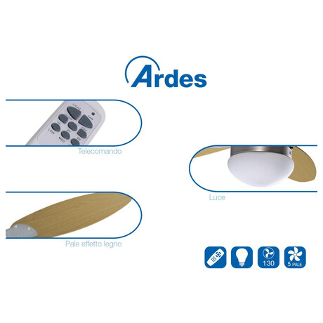 Ventilátor Ardes CLOUD 130WR