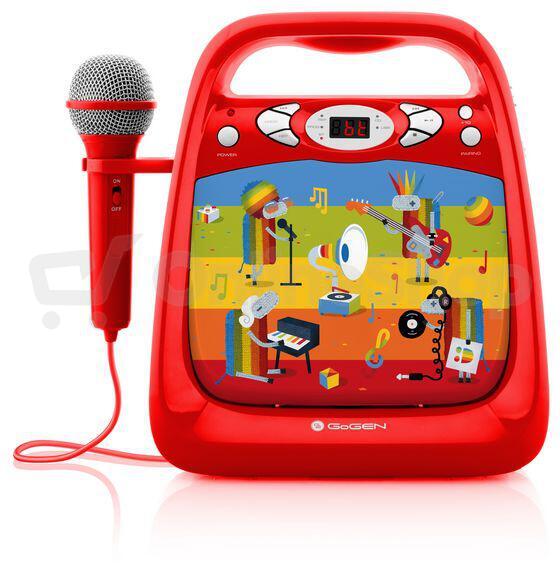 CD přehrávač GoGEN DÉČKO KARAOKE R, červený