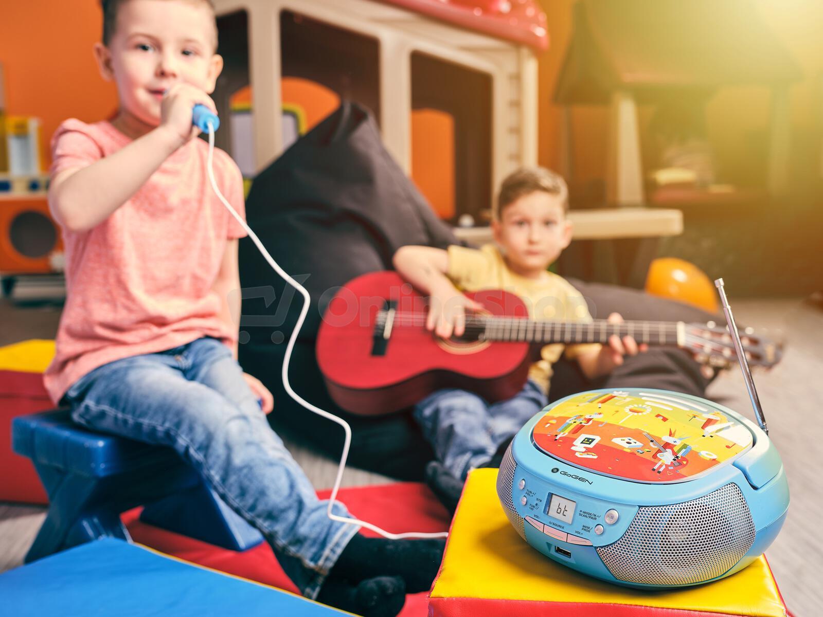 Radiopřijímač s CD GoGEN DÉČKO PŘEHRÁVAČ R, červený