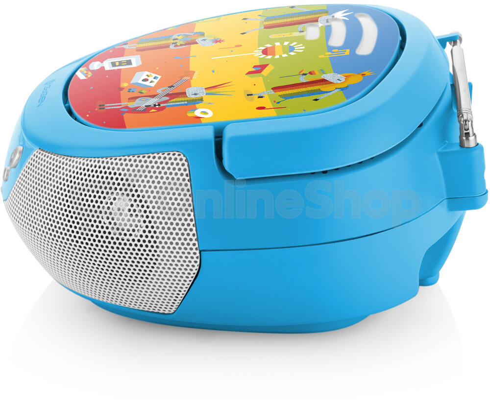 Radiopřijímač s CD GoGEN DÉČKO PŘEHRÁVAČ B, modrý
