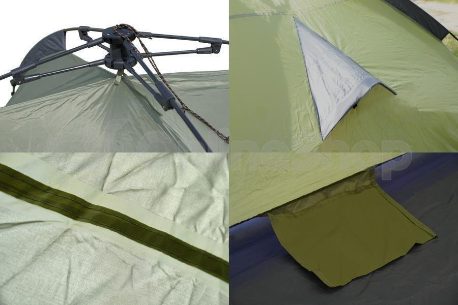 Rychlorozkládací stan CATTARA BUDVA pro 3-4 osoby 280×220×140 cm