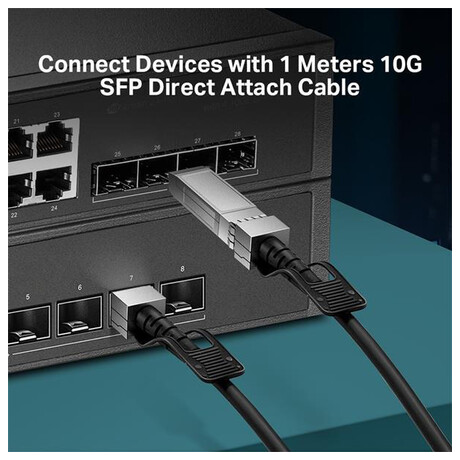 TP-Link SM5220-1M 1M Direct Attach SFP+ Cable
