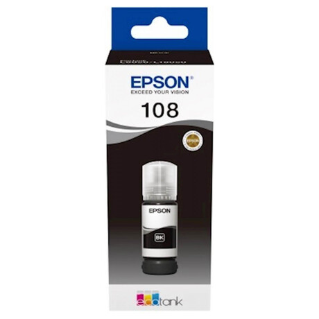 Epson 108 EcoTank Black ink bottle, 5700 s. (C13T09C14A)