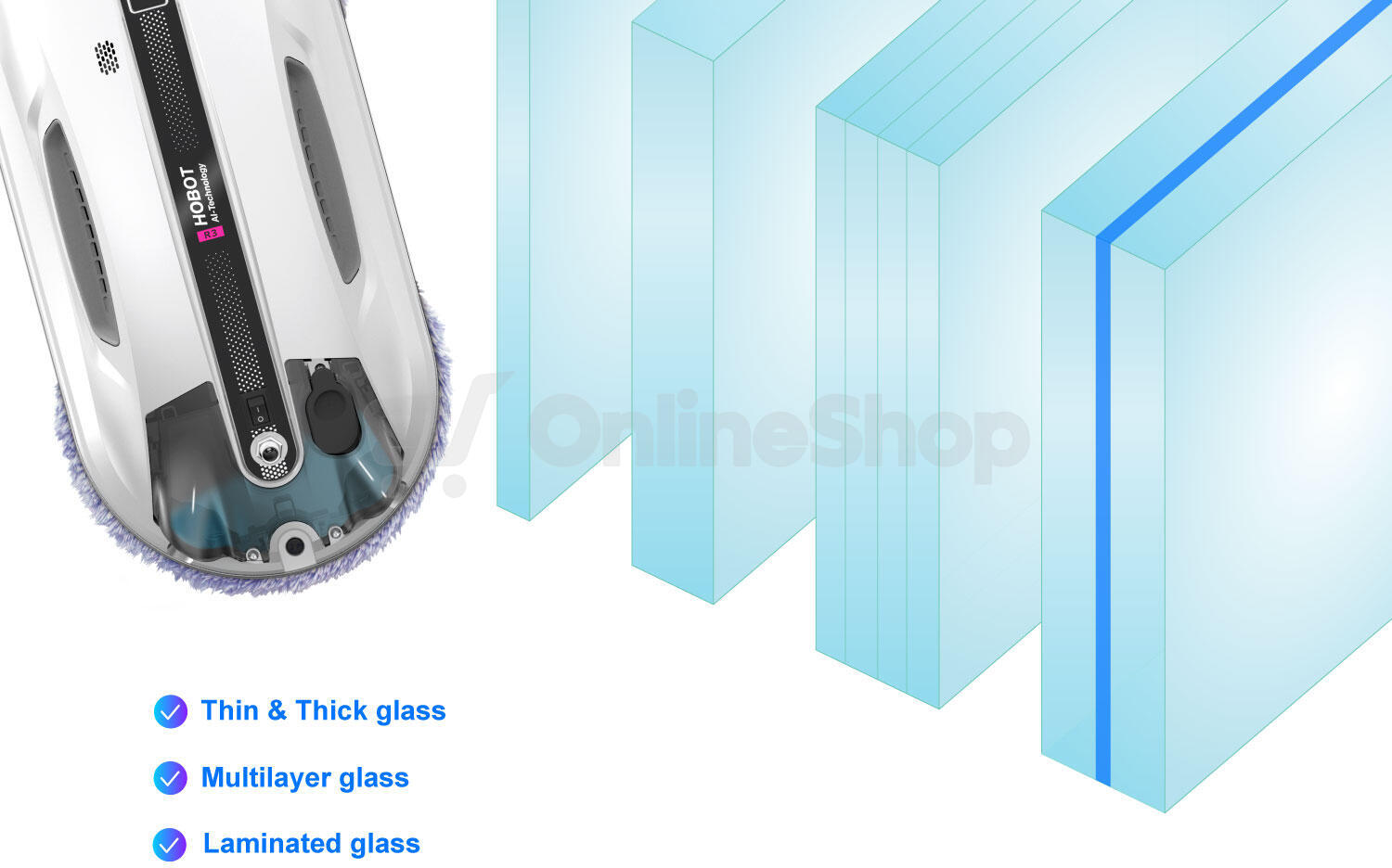 Robotický čistič oken HOBOT R3